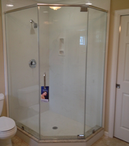 NeoAngle Shower Enclosures | ARC Glass Houston, TX